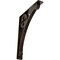Ekena Millwork Crawley Wrought Iron Bracket, (Triple center brace), Antiqued Bronze 2"W x 12"D x 15"H BKTM02X12X15TCRABZ - alternate 1